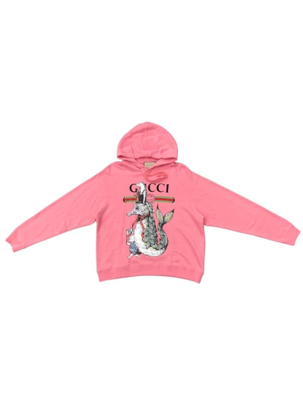 Gucci x Yuko Higuchi Collaboration Hoodie Animal Print Sweatshirt Cotton Logo M